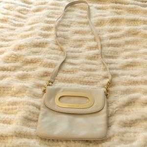 Michael Kors White Leather crossbody bag